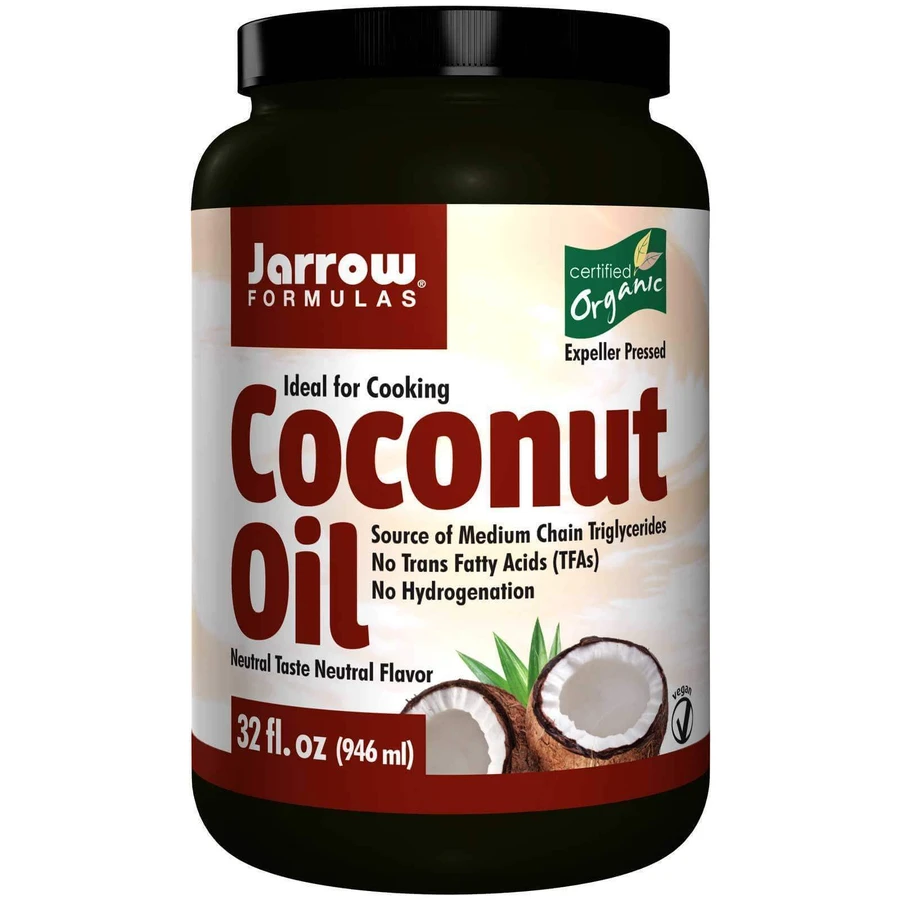 Кокосова олія органічна, Coconut Oil, Jarrow Formulas, 946 мл: ціни та характеристики