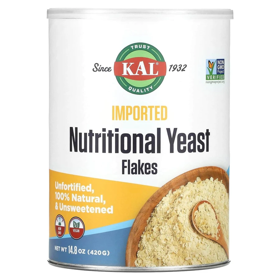 Харчові дріжджі в пластівцях, Nutritional Yeast, Fine Flakes, KAL, дрібні, 420 г: ціни та характеристики