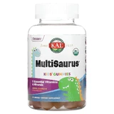 Мультивитамины для детей, Kids Multisaurus Gummies, KAL, лимон, апельсин и клубника, 60 жевательных конфет