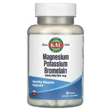 Магний, калий, бромелайн, Magnesium Potassium Bromelain, KAL, 60 таблеток