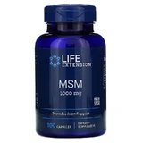 Метилсульфонилметан, МСМ, MSM, Life Extension, 1000 мг, 100 капсул