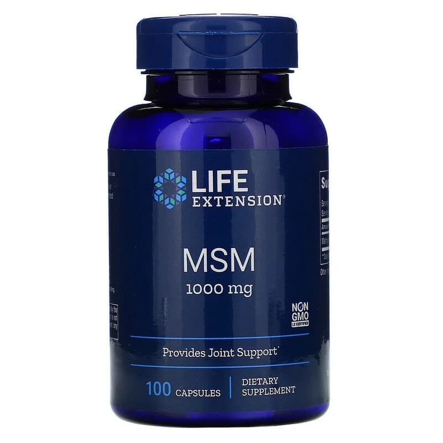 Метилсульфонилметан, МСМ, MSM, Life Extension, 1000 мг, 100 капсул: цены и характеристики