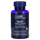 Никотинамид рибозид, содержащий ресвератрол, Life Extension, 30 капсул