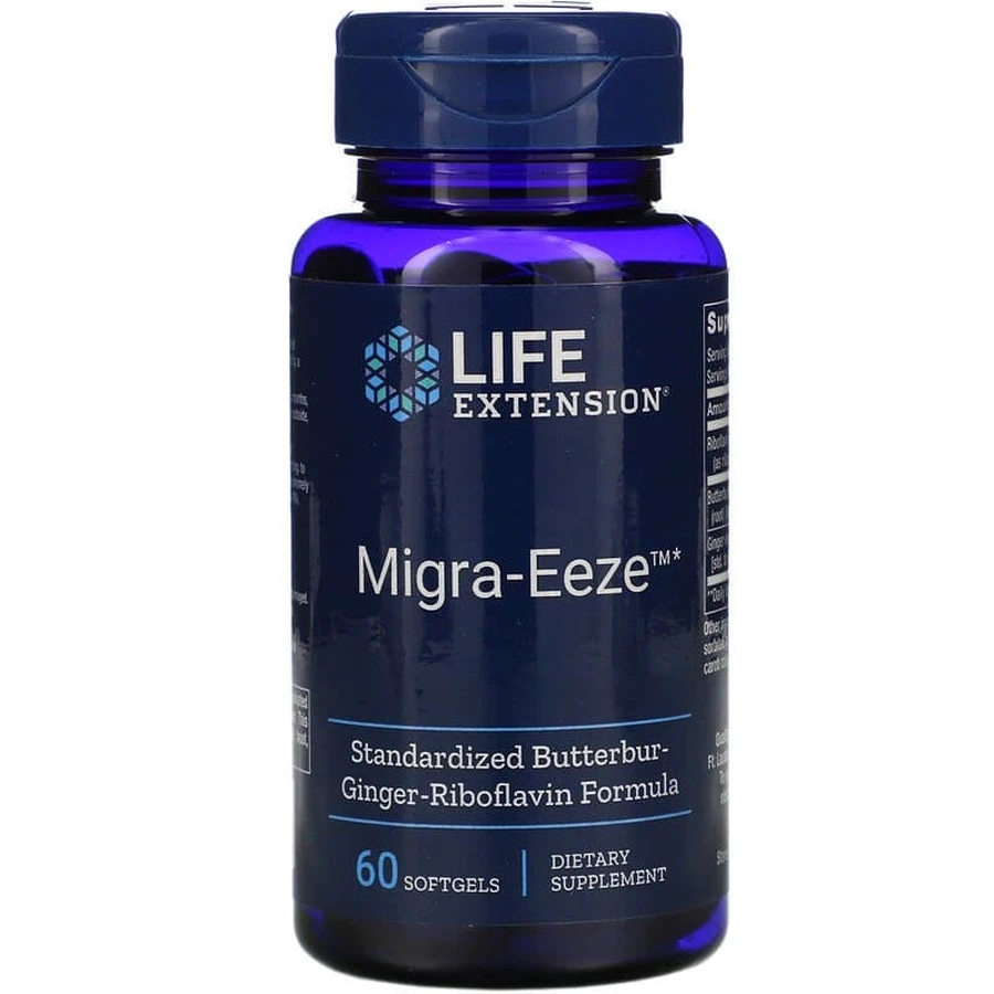 Від головного болю, Migra-Eeze, Life Extension, 60 капсул: ціни та характеристики