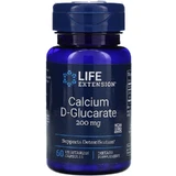 Кальций D-глюкарат, Calcium D-Glucarate, Life Extension, 200 мг, 60 капсул