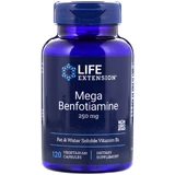 Бенфотіамін Мега, Benfotiamine, Life Extension, 250 мг, 120 капсул