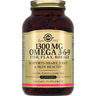 Омега 3-6-9 Solgar 1300 мг капсулы, №60