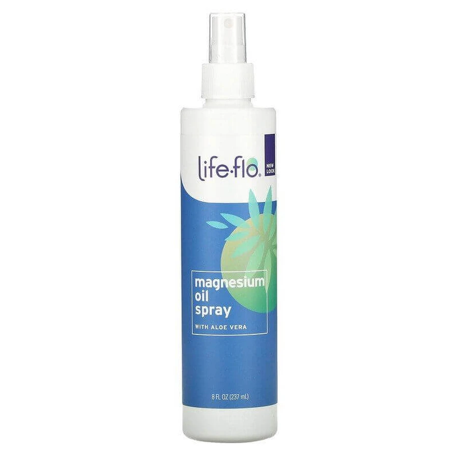 Спрей з магнієвим маслом і алое вера, Magnesium Oil Spray, Life Flo Health, 237 мл: ціни та характеристики