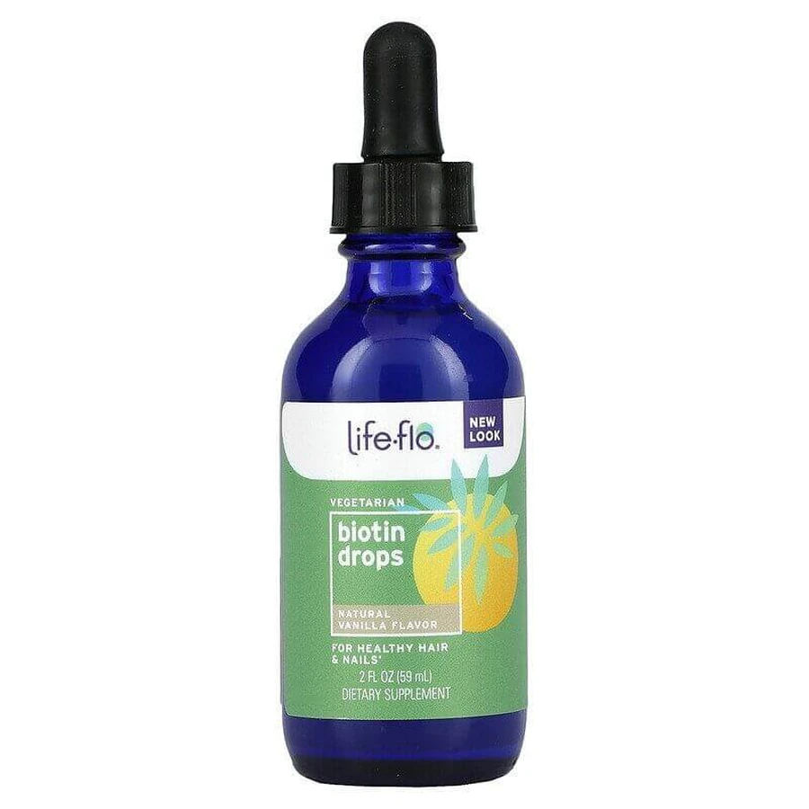 Біотин в краплях, Biotin Drops, Life Flo Health, 60 мл: ціни та характеристики