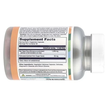Поликозанол и красный рис (Red Yeast Rice & Policosanol), Life Time Vitamins, 60 капсул: цены и характеристики