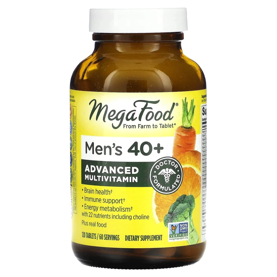 Вітаміни для чоловіків 40+, Multi for Men, MegaFood, 120 таблеток: ціни та характеристики