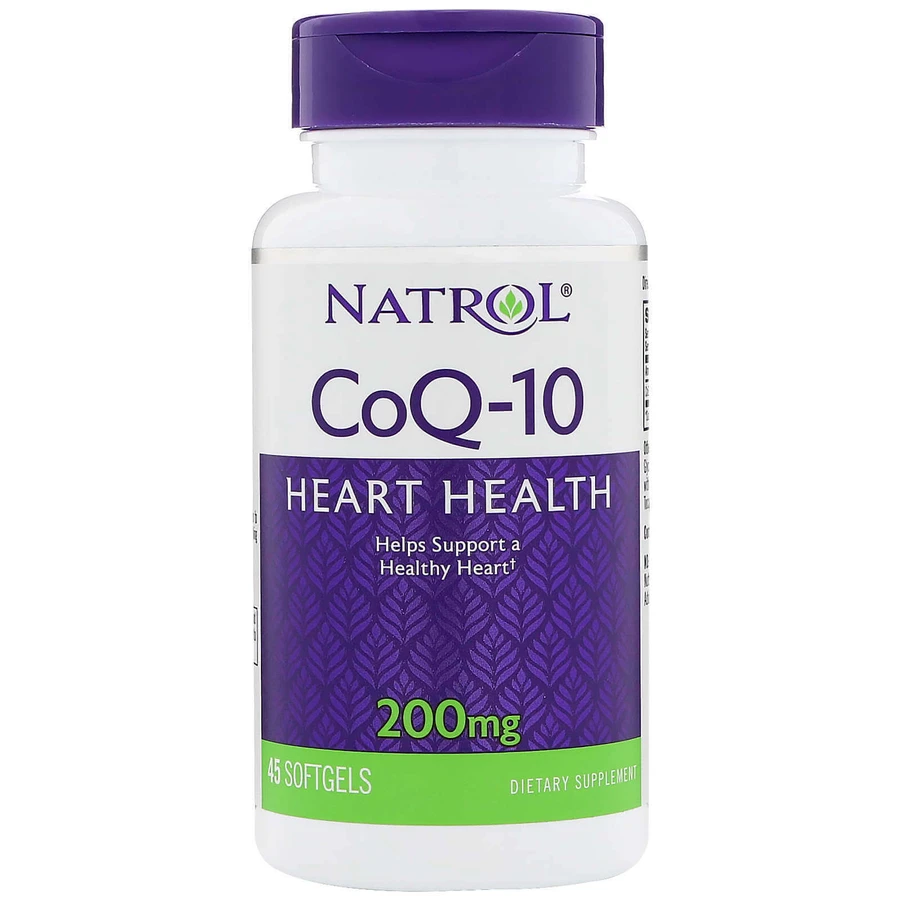 Коэнзим Q10, Co-Q10, Natrol, 200 мг, 45 капсул: цены и характеристики