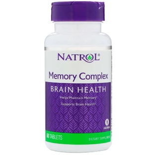 Вітаміни для пам'яті, Memory Complex, Natrol, 60 таблеток