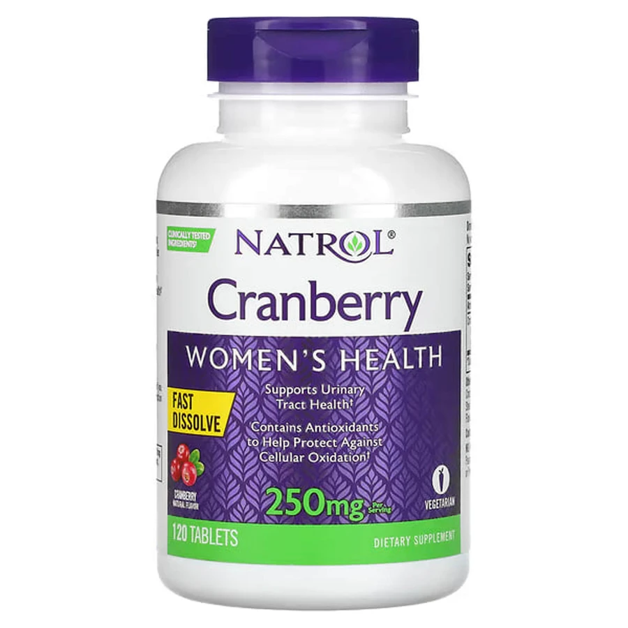 Клюква экстракт, Cranberry, Natrol, 250 мг, 120 таблеток: цены и характеристики