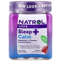 Підтримка сну, Sleep + Calm, Natrol, смак полуниці, 60 жувальних цукерок