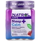 Поддержка сна, Sleep + Calm, Natrol, вкус клубники, 60 жевательных конфет