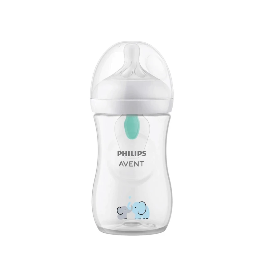 Бутылочка Natural Response с антиколиковым устройством, 1 месяц+, 260 мл, Deco Elefant, Philips Avent: цены и характеристики