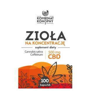 Zioa na Koncentracj 100 капсул x 5 мг CBD, конопляний комбінат