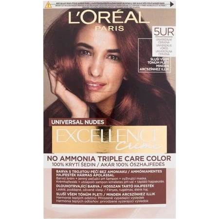 L'Oréal Paris Excellence Nudes Copper 5UR Универсальный красный 1×1 шт, перманентный цвет волос: цены и характеристики