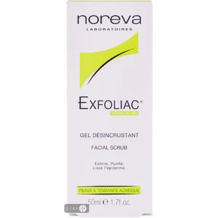 Скраб-гель Noreva Exfoliac с AHA отшелушивающий для жирной проблемной кожи, 50 мл