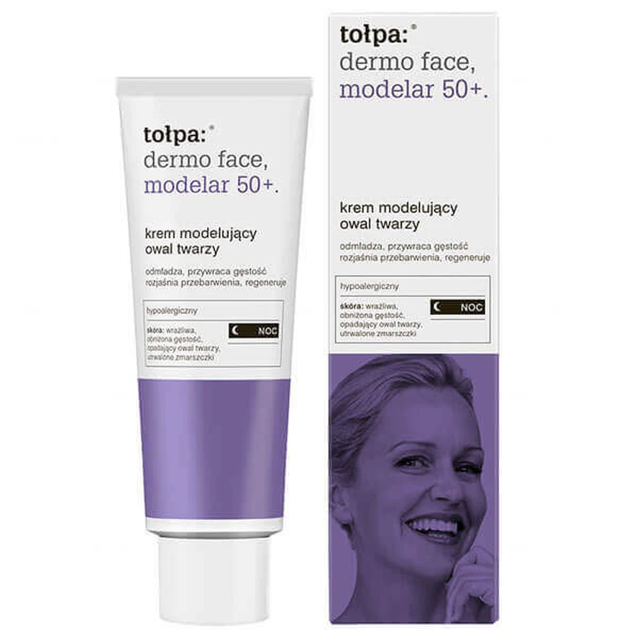 Topa Dermo Face, Modelar 50+, крем для формирования овала, ночной крем, 40 мл: цены и характеристики