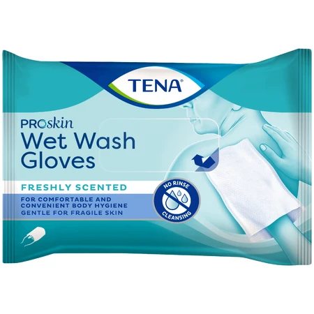 Tena ProSkin Влажные моющие перчатки, увлажненные гигиенические полотенца, 8 шт.: цены и характеристики