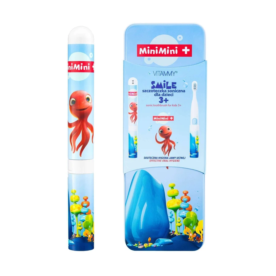 Vitammy Smile, звукова зубна щітка для дітей, MiniMini+ Лола-восьминіжка, від 3 років, 1 шт.: ціни та характеристики