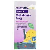 Мелатонин для детей со вкусом клубники, Kids Melatonin, Natrol, 40 таблеток