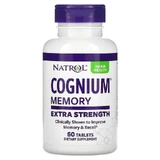 Когниум, Cognium, Natrol, усиленный, 200 мг, 60 таблеток