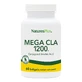 Конъюгированная линолевая кислота, Mega CLA, Natures Plus, 1200 мг, 60 капсул