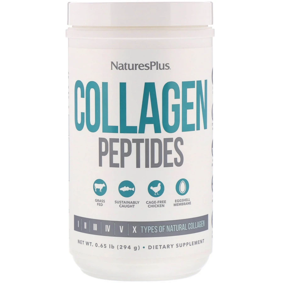 Пептиды коллагена, Collagen Peptides, Natures Plus, 294 г: цены и характеристики