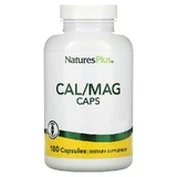 Кальций и магний, Cal/Mag, Natures Plus, 180 капсул