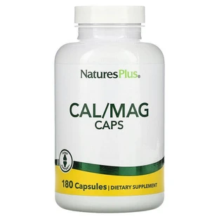 Кальций и магний, Cal/Mag, Natures Plus, 180 капсул
