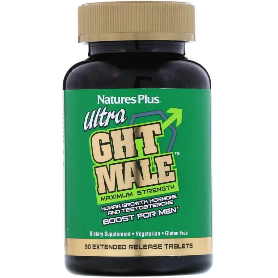 Формула для тестостерону ультра, Ultra GHT Male, Natures Plus, 90 таблеток: ціни та характеристики