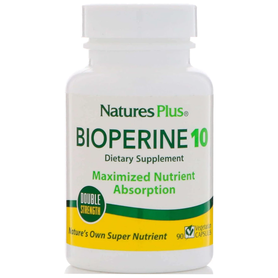 Біоперін, Bioperine, Natures Plus, 10 мг, 90 капсул: ціни та характеристики