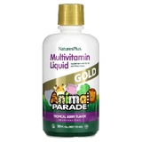 Витамины для детей, Multi-Vitamin & Mineral, Nature's Plus, Animal Parade, ягодный вкус, 887,1 мл