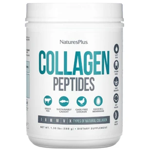 Коллагеновые пептиды, Collagen Peptides, Natures Plus, 588 г