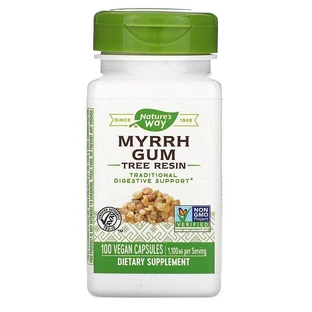 Мірра, Myrrh Gum, Nature's Way, 1100 мг, 100 капсул