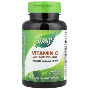 Витамин С, Vitamin C, Nature`s Way, 1000 мг, 100 капсул (500 мг на капсулу)