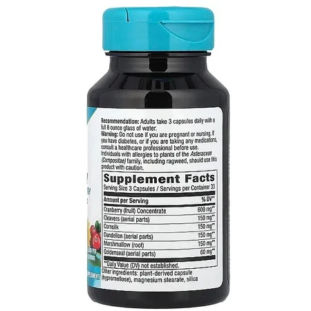 Клюква для мочевых путей, Urinary with Cranberry, Nature's Way, 1260 мг, 100 капсул: цены и характеристики