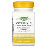 Вітамін С (аскорбінова кислота), Vitamin C, Nature's Way, з шипшиною, 1000 мг, 100 капсул