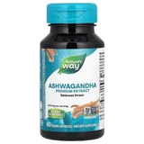 Ашваганда, Ashwagandha, Nature's Way, премиум экстракт, 500 мг, 60 веганских капсул