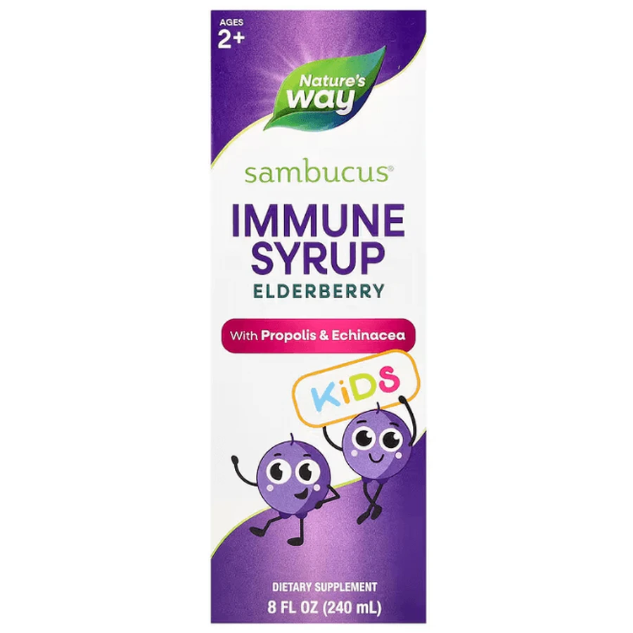 Черная бузина, Sambucus For Kids, Nature's Way, для детей, 240 мл: цены и характеристики