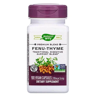 Суміш для дихальних шляхів, Fenu-Thyme, Nature's Way, 900 мг, 100 капсул