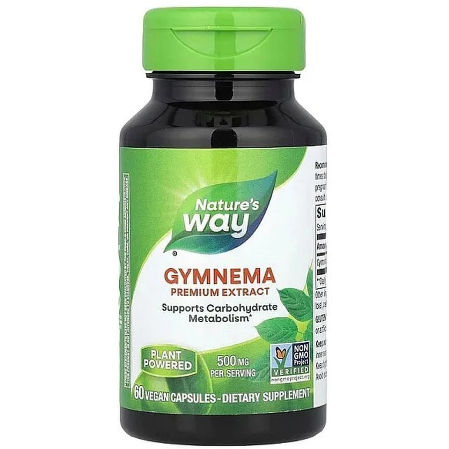 Джимнема стандартизированная, Gymnema, Nature's Way, 500 мг, 60 капсул: цены и характеристики