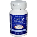 7-Кето ДГЕА метаболіт, 7-KETO, DHEA Metabolite, Enzymatic Therapy 25 мг, 60 веганських капсул