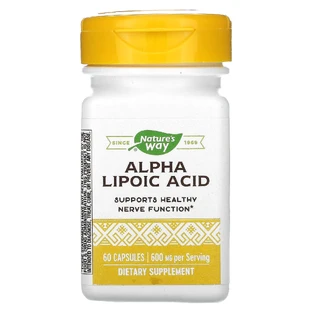 Альфа-ліпоєва кислота, Alpha Lipoic Acid, Nature's Way, 60 капсул