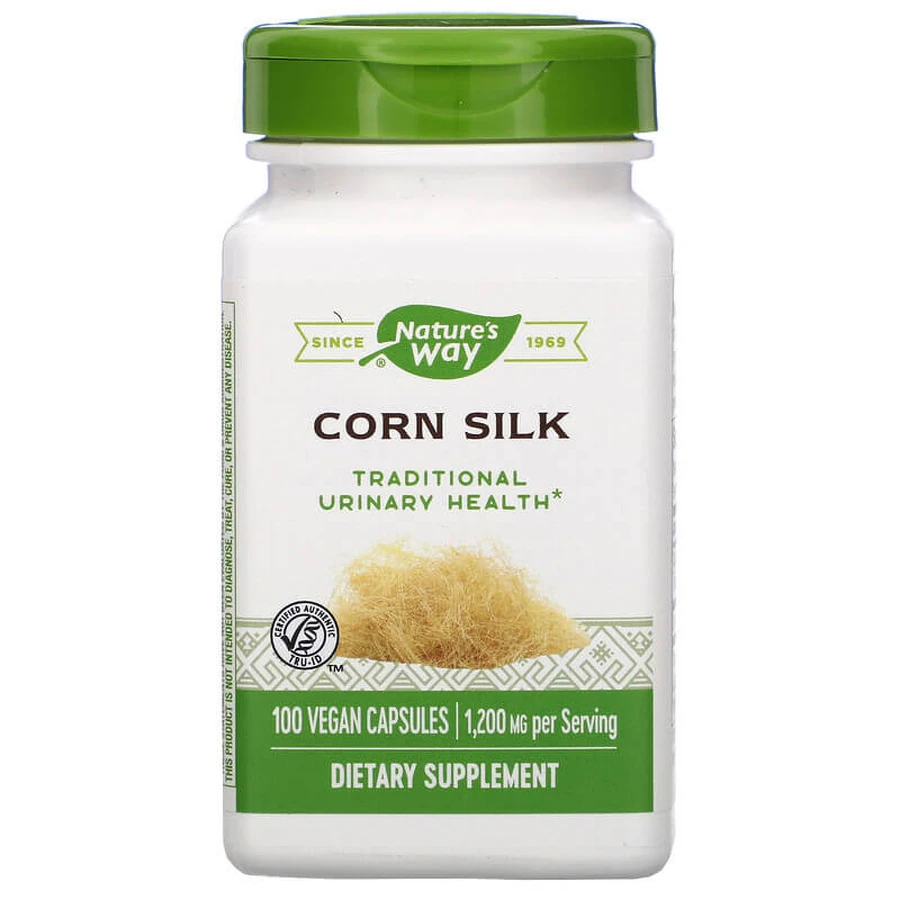 Кукурузные рыльца, Corn Silk, Nature's Way, 1200 мг, 100 капсул: цены и характеристики