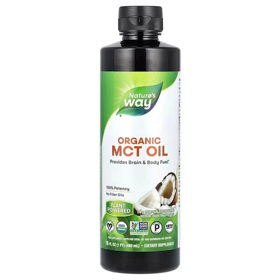 Кокосовое масло, MCT Oil Coconut, Nature's Way, 480 мл: цены и характеристики