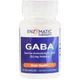 ГАМК для пам'яті, GABA, Enzymatic Therapy, 250 мг, 60 рослинних капсул